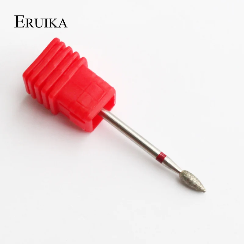 ERUIKA 1PC Diamond Burr Electric Nail Drill Bit Manicure Machine Accessory Nail Rotary Art Tool Milling Cutter Bits