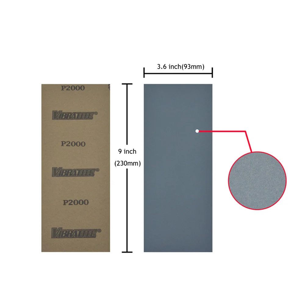 48 Chiếc 9 "X 3.6" Khô Ướt Giấy Nhám 320 Đến 10000 Các Loại Xay Cho Nội Thất Gỗ Hoàn Thiện, kim Loại Chà Nhám Và Bóng Ô Tô
