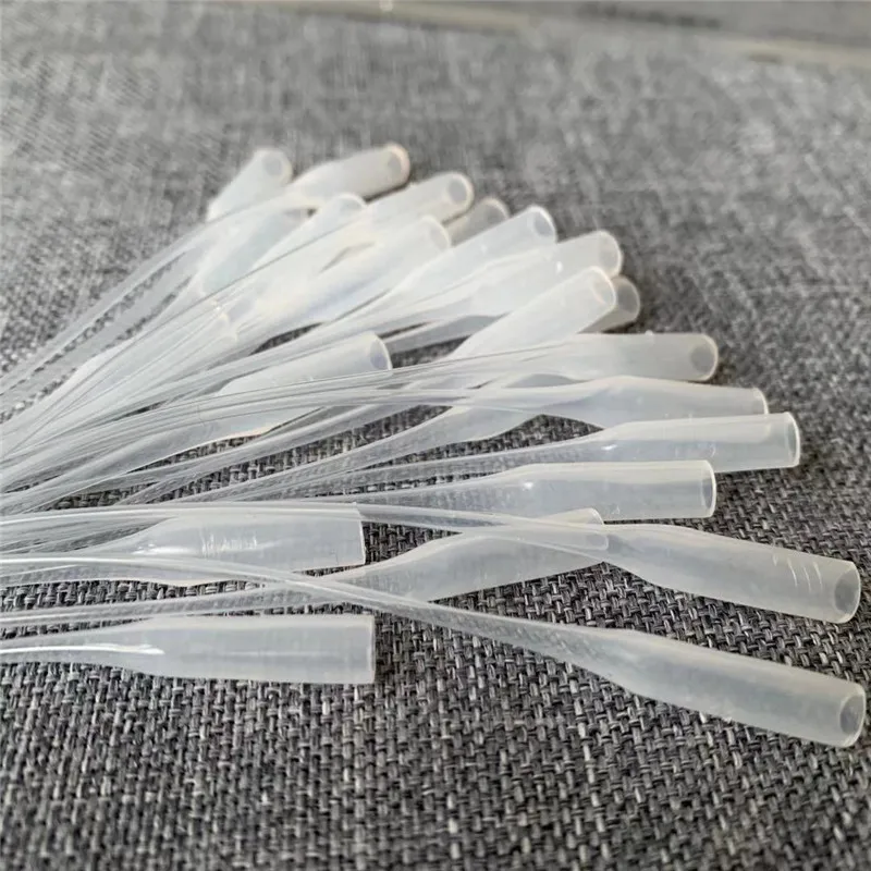 New 50pcs 502 Instant Super Glue Dropping Tube Nozzle Adhesive Tool Needle Tube Bottle Cap Catheter Dropper