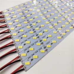 10pcs*50cm DC12v 7030 LED Hard Rigid LED Strip Bar Light  Cabinet Showcase Shop Strip 72SMD/m Warm white 3000k White 6000k
