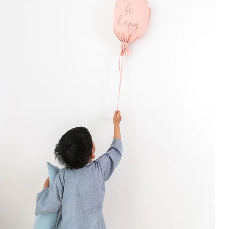 Cute Balloon Wall Hanging Ornaments Cotton Kids Room Nordic Baby Bedroom Decoration Tent Hanging Baby Photography Props