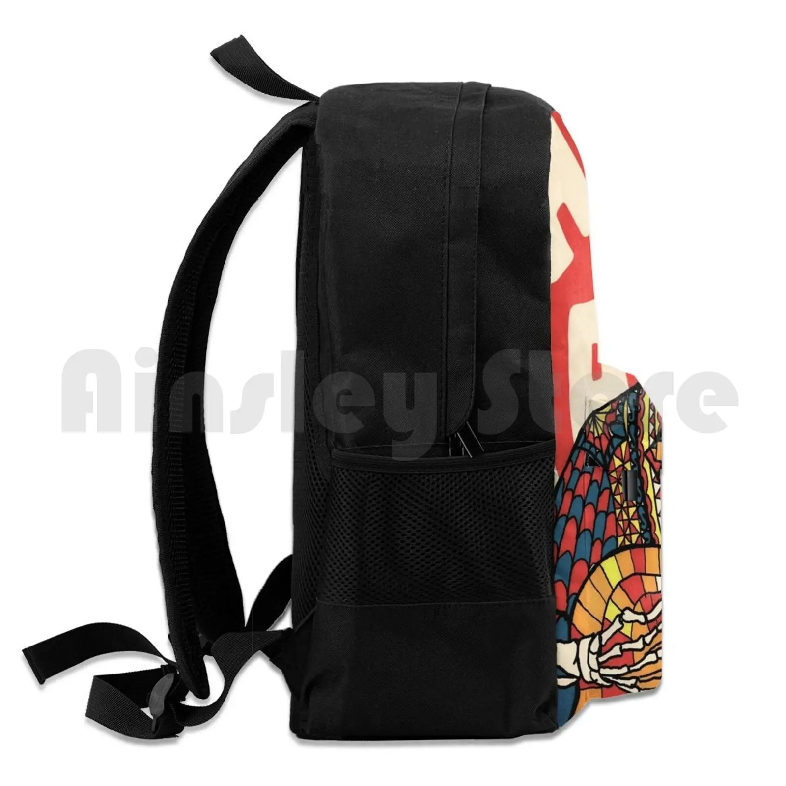 Mariachi Outdoor Hiking Backpack Riding Climbing Sports Bag Mariachi Skull Mexican Dead Music Ali Gulec