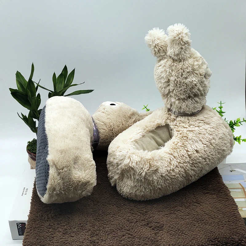 Sheep Indoor Slippers Warm Winter Home Fluffy New Fashion Men Women Bread Demon Soft Plush Shoes Unisex Cute Funny Christmas