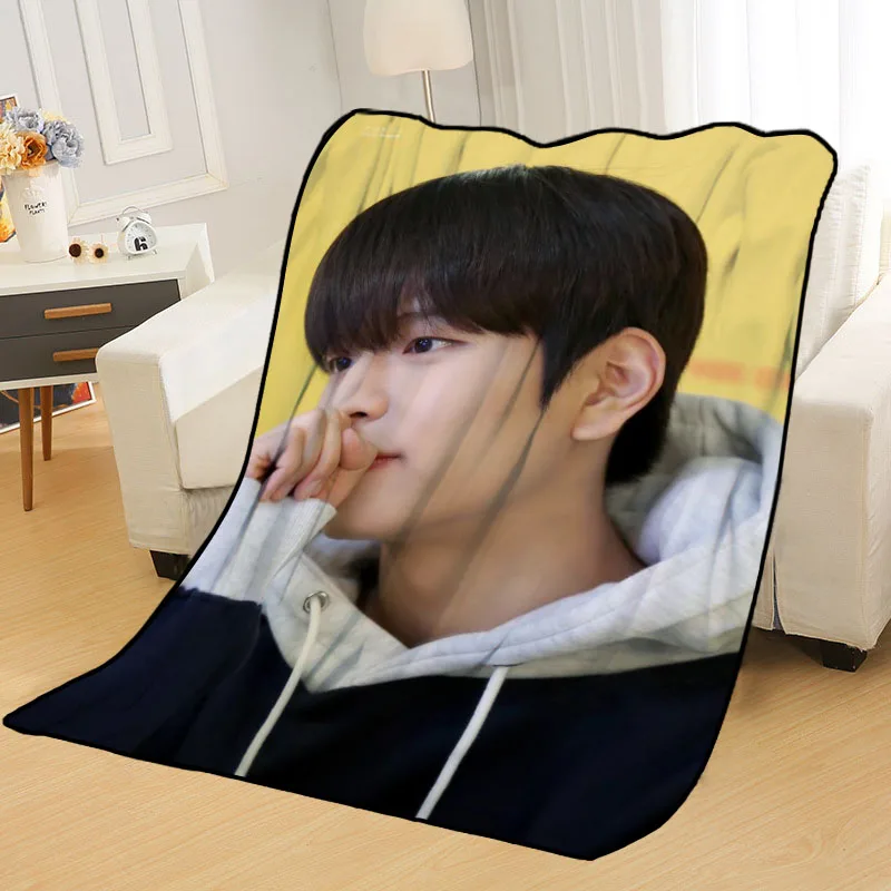 Nova chegada seungmin cobertores impressão cobertor macio jogar em casa/sofá/cama portátil adulto capa de viagem cobertor