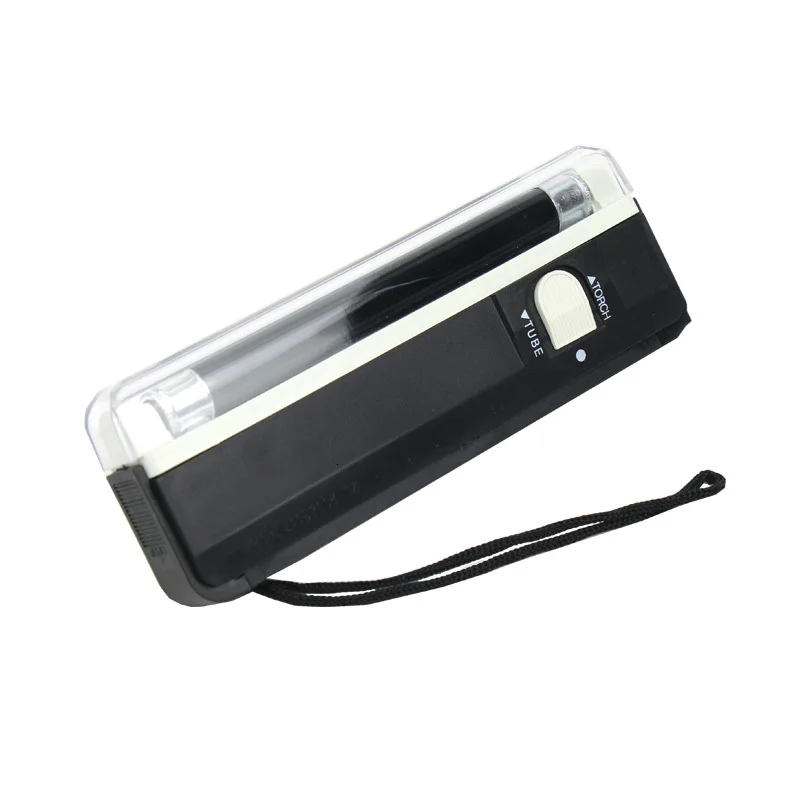 credit card/check/ticket/passport/ID card/ballot Paper Inspection with torch UV light Currency Detecting 2 in 1Money Detector