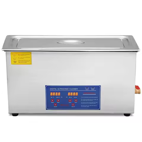 SucceBuy 1.3L Ultrasonic Cleaner Lave-Dishes Portable Washing Machine w/ Digital Timer Ultrasound Home Jewelry Clean Appliances