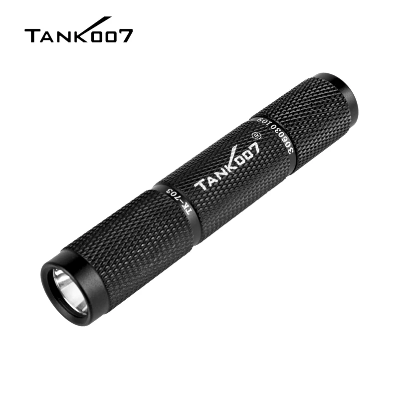 TANK007 TK703 Outdoor Mini Pocket Edc Zaklamp Led Licht Torchlight Aaa Batterij Draagbare Vinger Size Outdoor Waterdichte