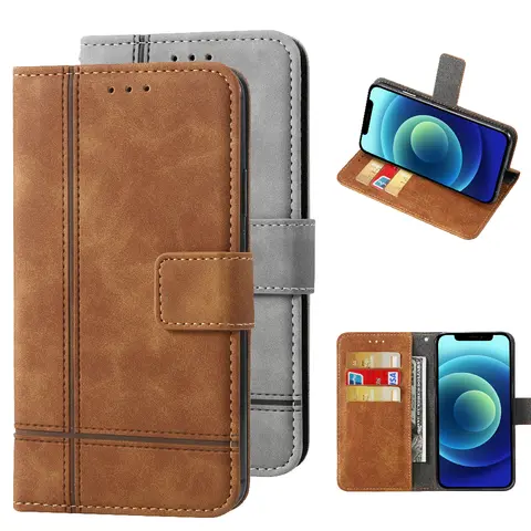 For Alcatel Shine Lite A3 XL A5 5085Q Idol 5 6058D POP 4 6" 4 4S Flash Plus 2 U3 U5 3G 4G PU With card slot phone Case