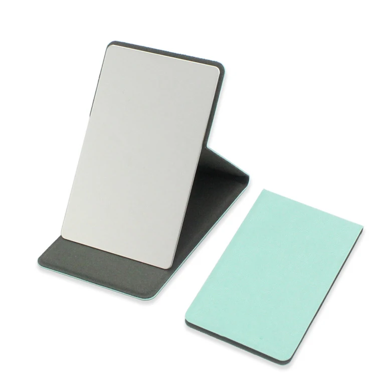 Pocket Rectangle Makeup Folding Mirrors Ultra-thin Folding Make Up Mirror Personalised Portable Compact Cosmetic Mirror