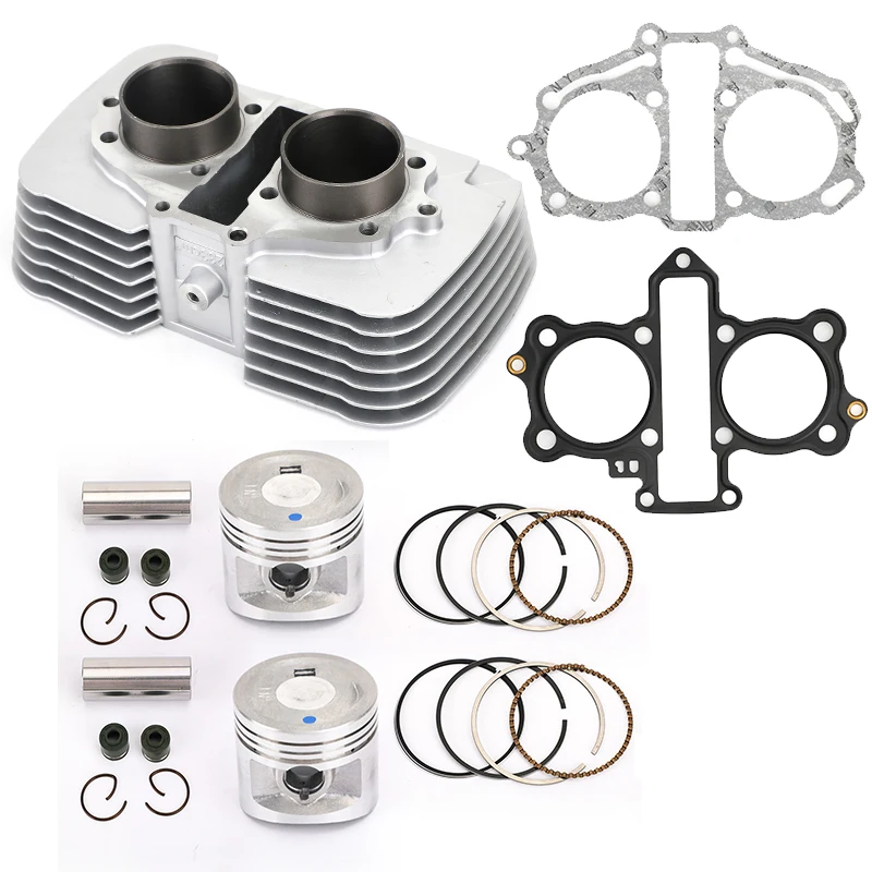 Artudatech Engine Cylinder Piston Ring Gasket Kit Fit for Honda Rebel CA 250 CMX 250 1996 1997 1998 1999 2000 01-08