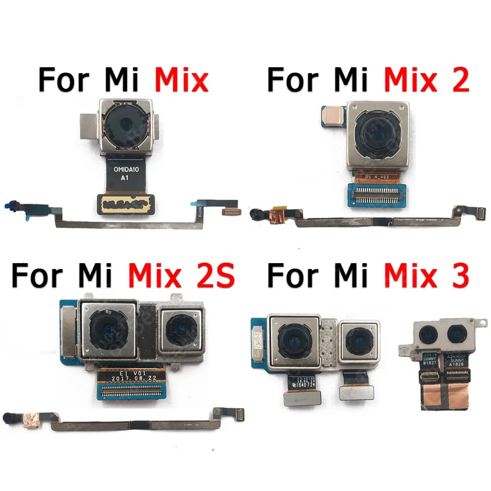 Rear Front Camera For Xiaomi Mi Mix 3 2S 2 Mix2 Mix2S Mix3 Backside Frontal Selfie Small Back Camera Module Spare Parts