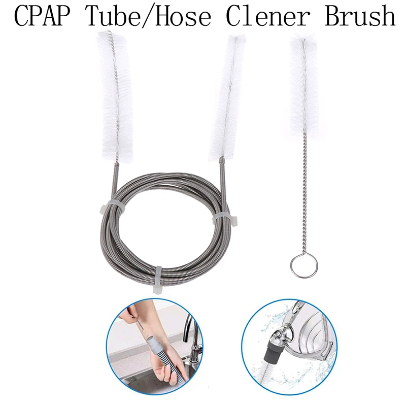 2pcs CPAP Mask & Hose Cleaning Brush Kit CPAP Cleaner Brush Supplies Fits For Standard 22mm&19mm Diameter Tubing