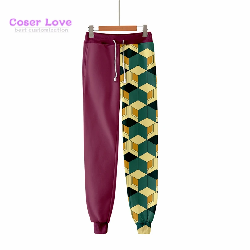 jogger pants Tomioka Giyuu Kamado Nezuko Kamado Tanjirou Agatsuma Zenitsu Cosplay Costume  pants