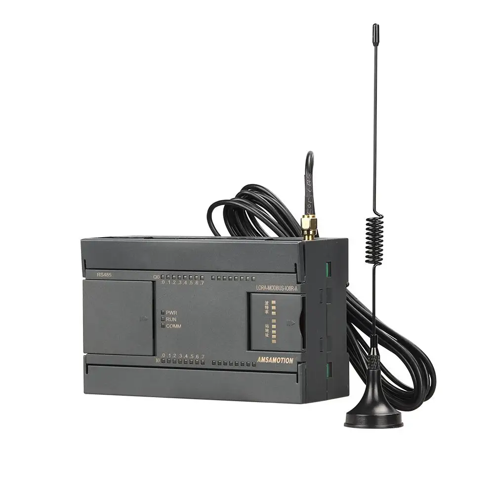 LORA Modul Nirkabel Remote Control Transmisi Transparan Komunikasi MODUBUS LORA-MODBUS-IO8R-A Digital 8I 8O Analog 6I 1O