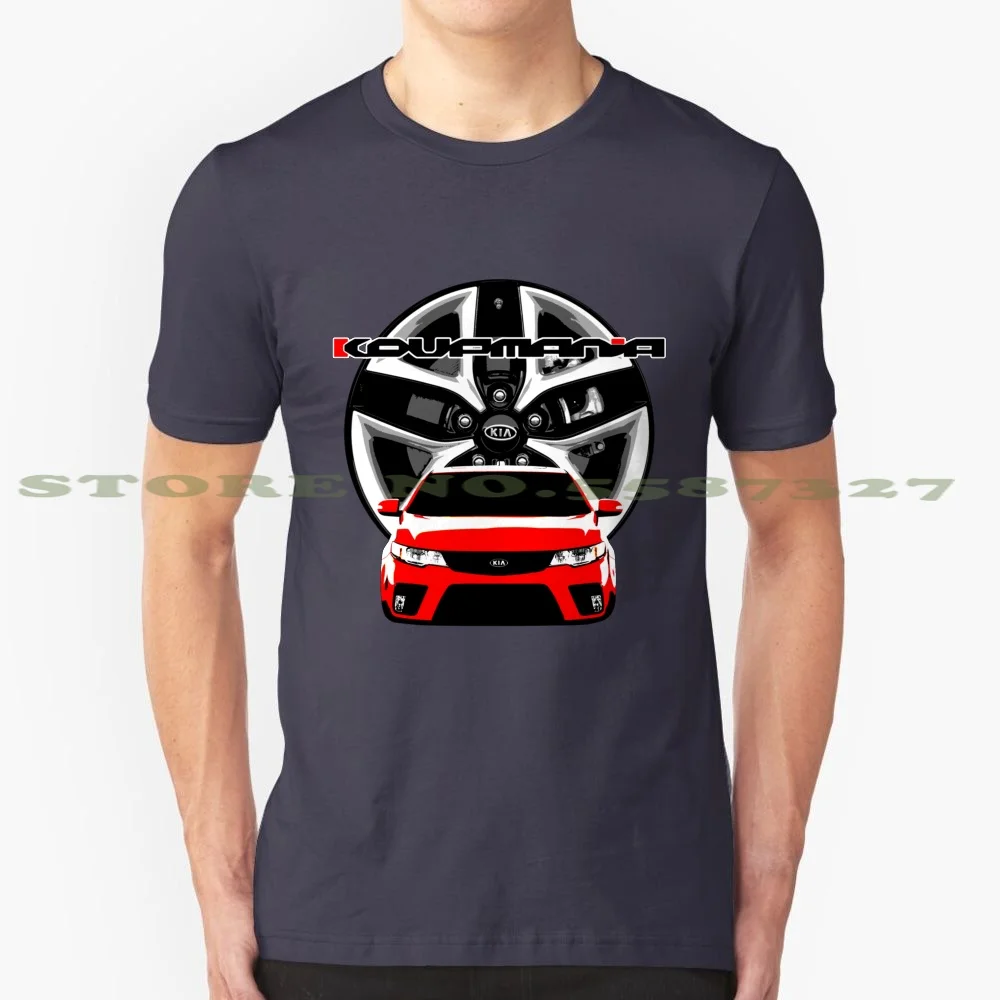 Koup Wheel-Koup1 100% Pure Cotton T-Shirt Kdm Genesis Stinger Veloster Koupmania