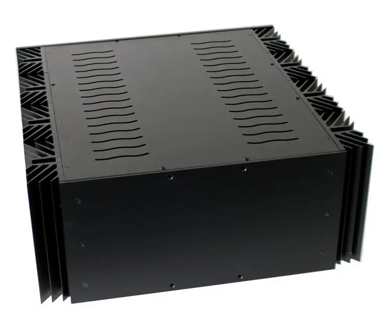 CJ155 nero Pieno telaio in alluminio amplificatore/Classe A caso amplificatore/AMP box/case/box FAI DA TE