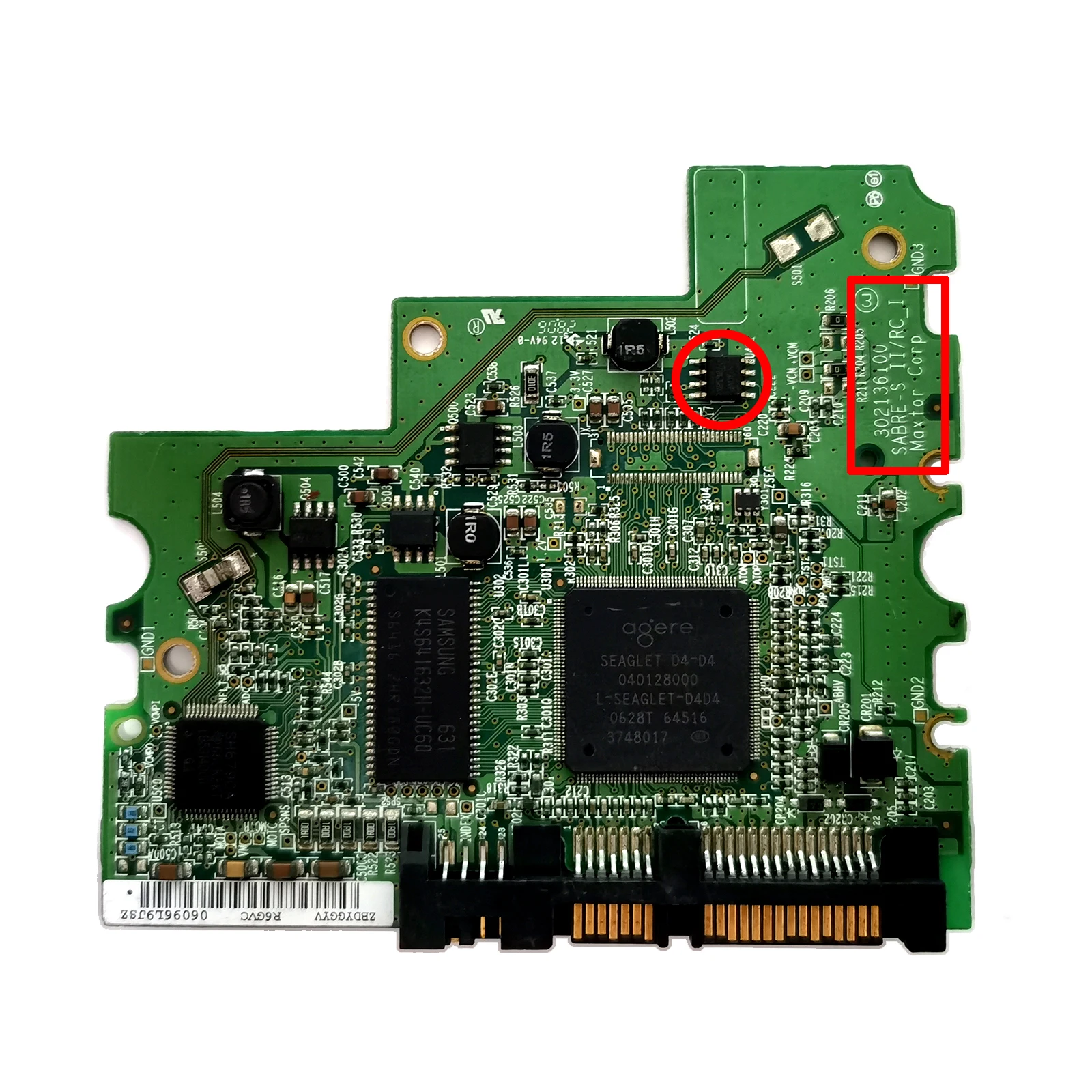 302136100 040128000 100% Original HDD PCB 6v160eo 6v080eo 6V250F0 Hard Disk Circuit Board 302136100 040128000