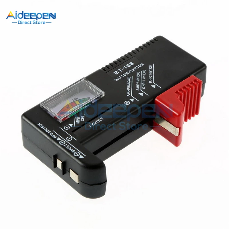 Universal BT168D LED/ponteiro Digital Bateria Capacidade Tester Bateria Para 9V 1.5V AA AAA Cell