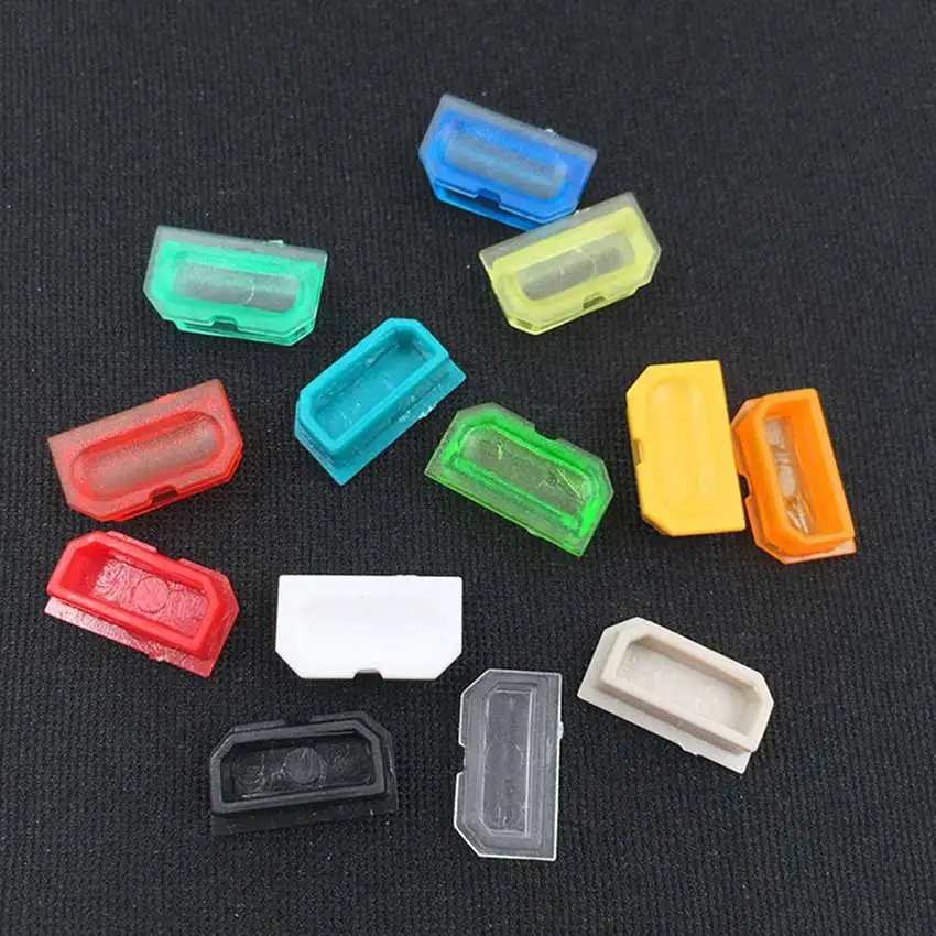 JCD 2 Piece Multicolor Dust Cover For Game Boy GB Game Console Shell Dust Plug Plastic Button For DMG 001