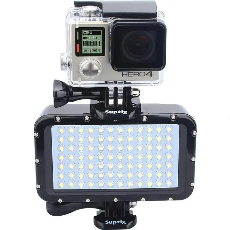 Fill Lamp Power Light Camera Light Diving Waterproof LED Light For GoPro Hero 121109 7 8 6 5 Xiaomi Yi 4K Mijia Sjcam SJ8/10 H9R