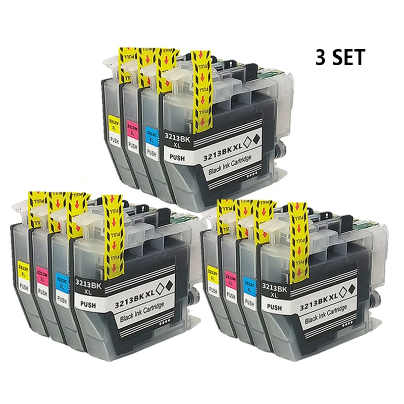 Compatible Ink Cartridges LC3211 LC3213 for Brother LC 3213 DCP-J772DW DCP-J774DW MFC-J890DW MFC-J895DW Inkjet Printer