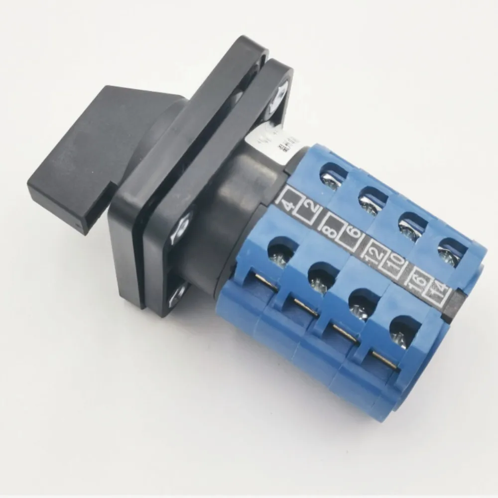 Electric 3 Position 16 Terminals Rotary Cam Changeover Switch 660V 20A