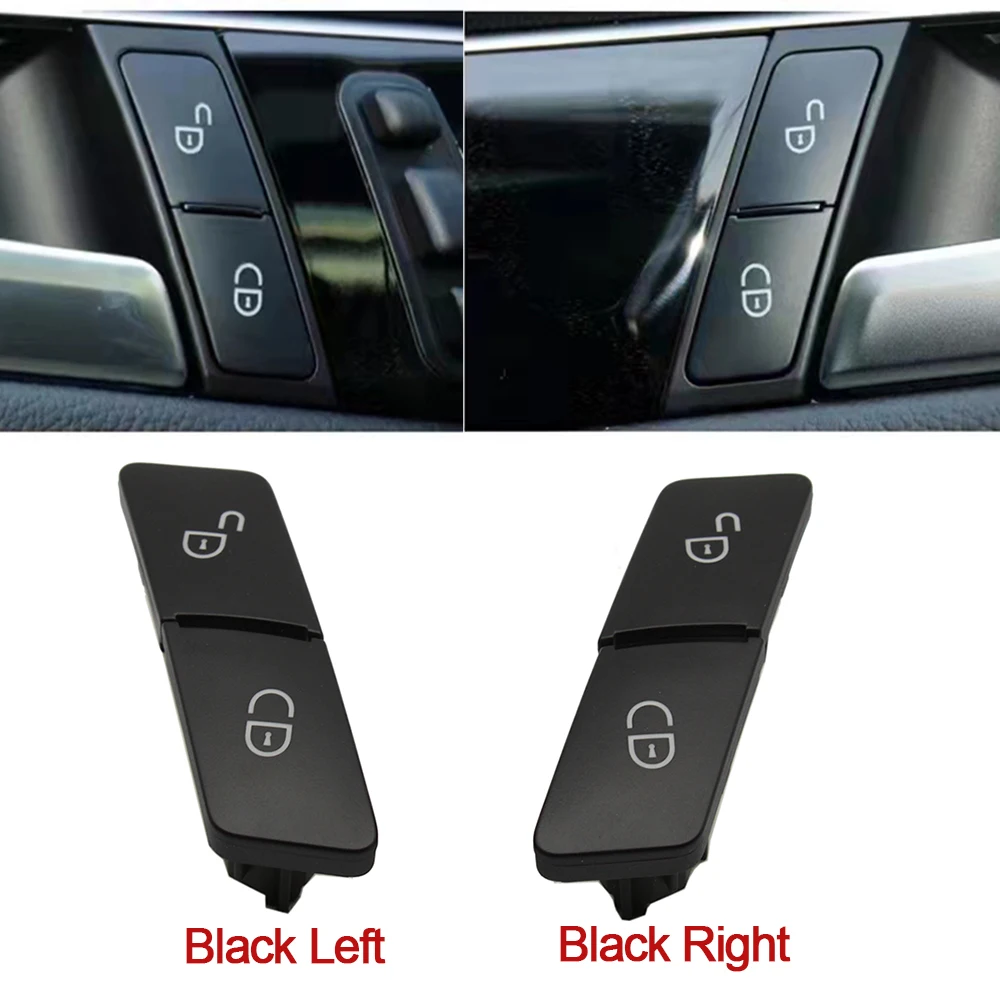 Left Right Interior Door Lock Button Unlock Switch For Mercedes Benz C Class W204, E Class W212,GLK 204,ML GL W166, W463,W156