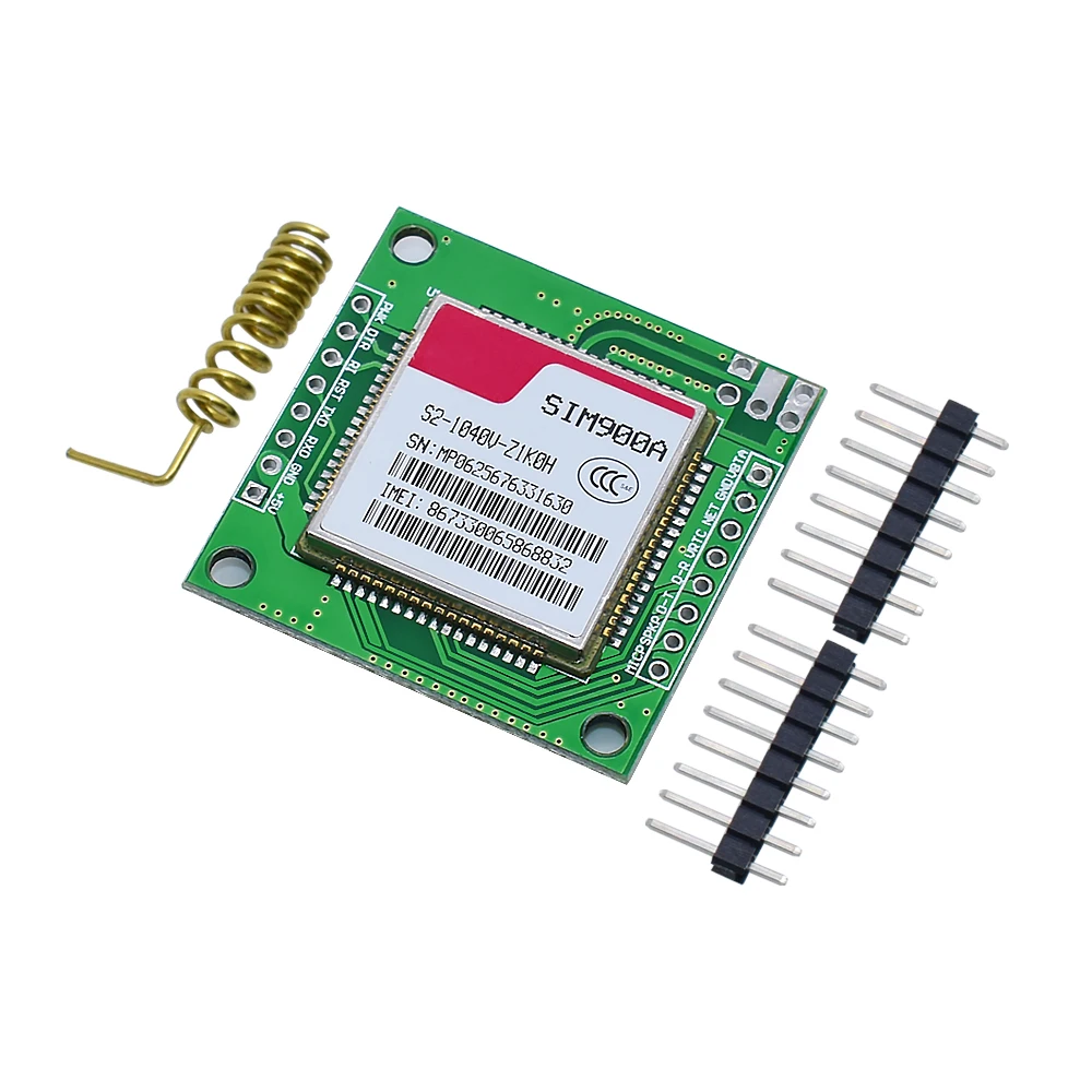 WAVGAT mini GPRS GSM module SIM900A Wireless Extension Module Board Antenna Tested Worldwide Store for SIM800L A6 A7 SIM800C