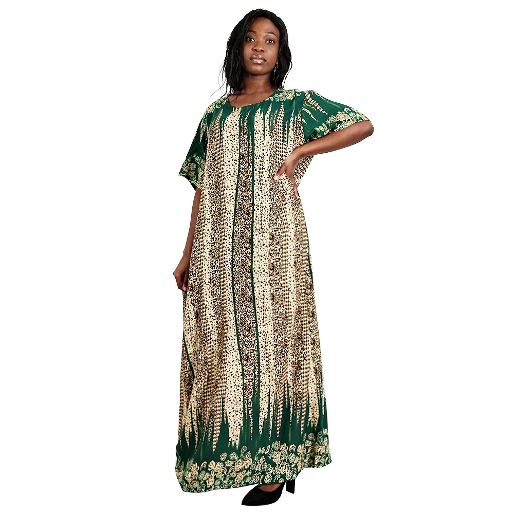 Vrouwen Zomer Lange Jurk 2020 Afrikaanse Bloemenprint Boho Strand Stijl Dames Groen Maxi Avond Party Dress Zonnejurk Vestidos