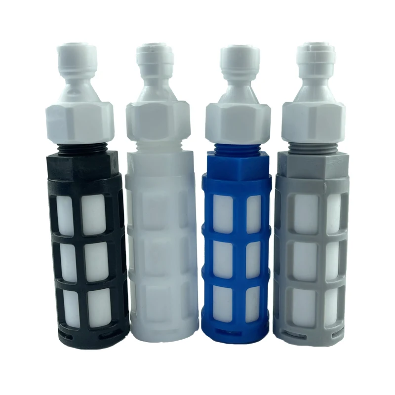 1/4'' Quick Fitting Connector Self Priming Filter With PP Cotton Detachable Structure For Water Pump Misting System