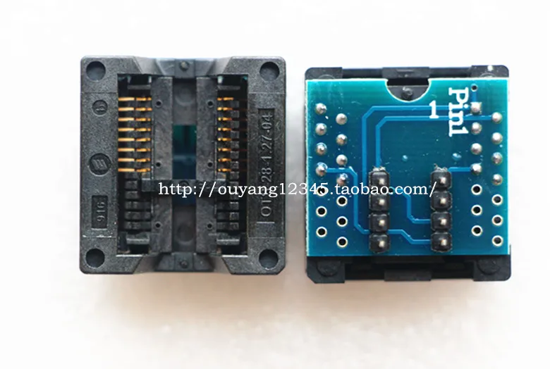 Sop16 إلى Dip8 اختبار المقبس RT809F EZP2010 CH341A EZP2019 TL866 حرق المقبس