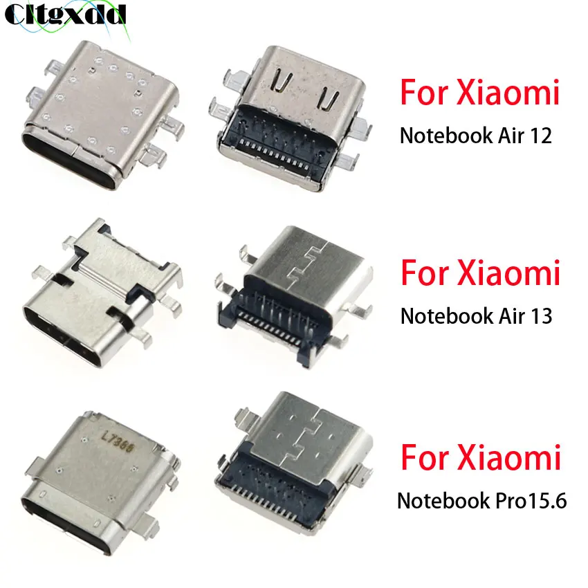 1PCS USB Type C Power Jack Connector For Xiaomi Notebook Mi Air 12 13 13.3 161301-01 161201-01 15.6 Pro Type-C Charging Port