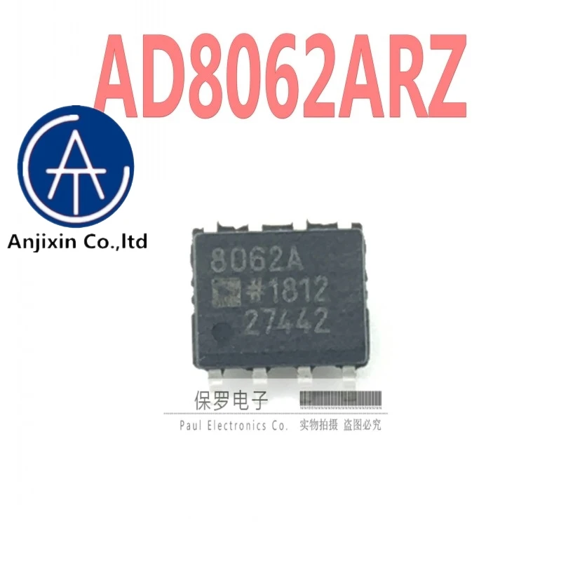 10 pz 100% originale nuovo amplificatore operazionale stock reale AD8062ARZ AD8062AR AD8062A SOP-8