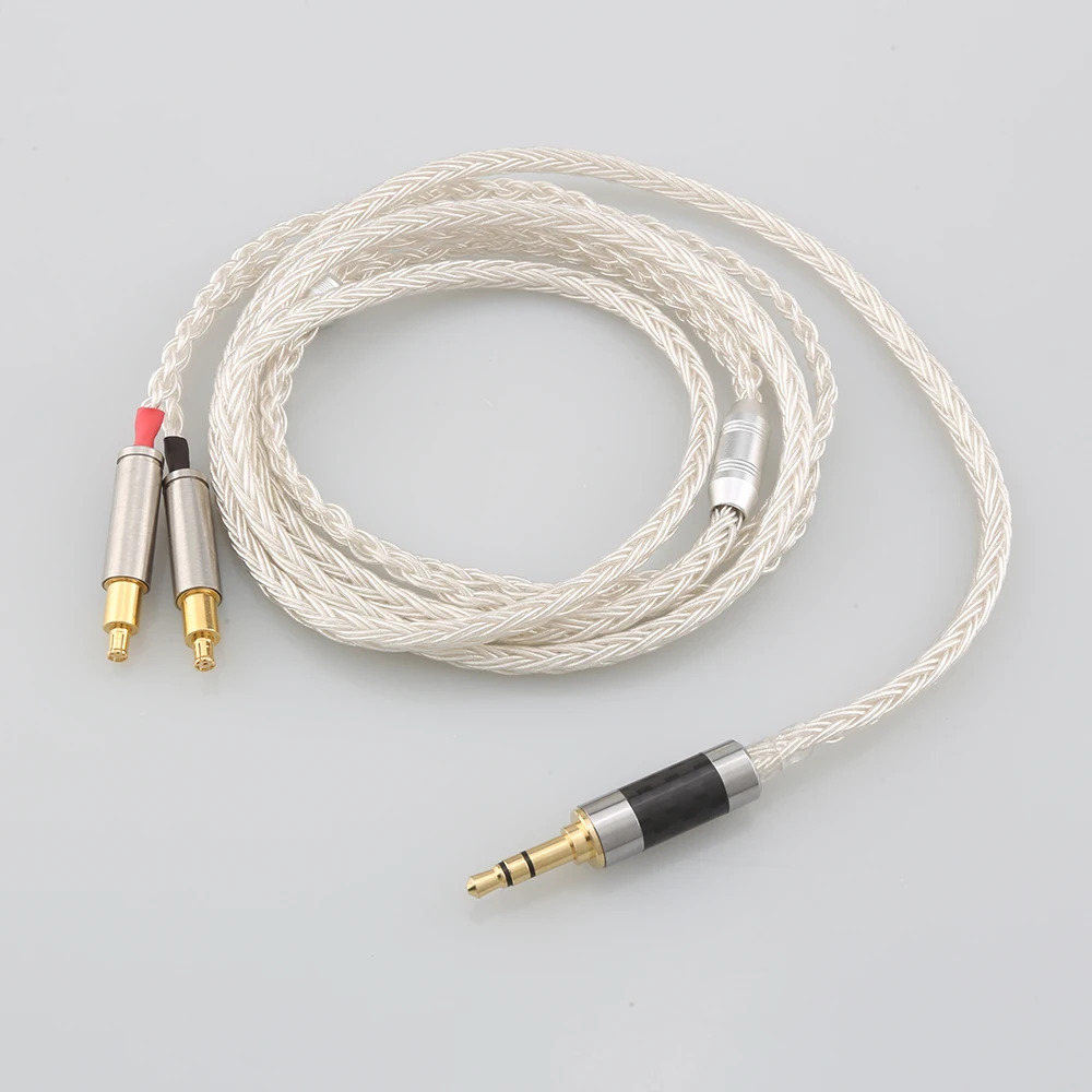 16 Core OCC Silver Plated Headphone Cable For ATH-ADX5000 MSR7b 770H 990H ESW950 SR9 ES750 ESW990