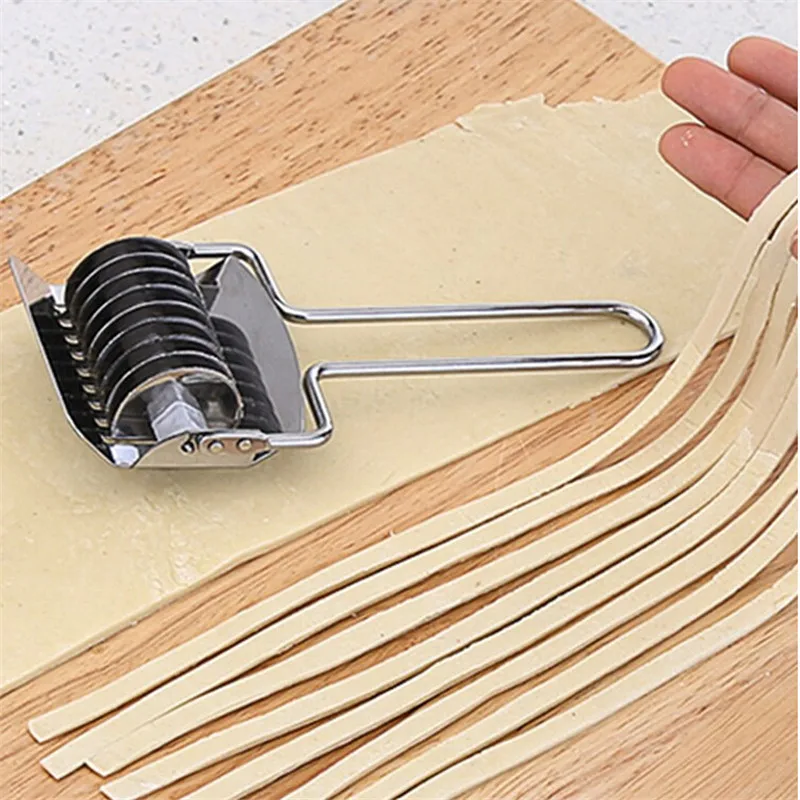 Stainless Steel Manual Non-slip Handle Pressing Machine Noodle Cut Shallot Cutter Spaetzle Pastry Tool For Kitchen PC898724