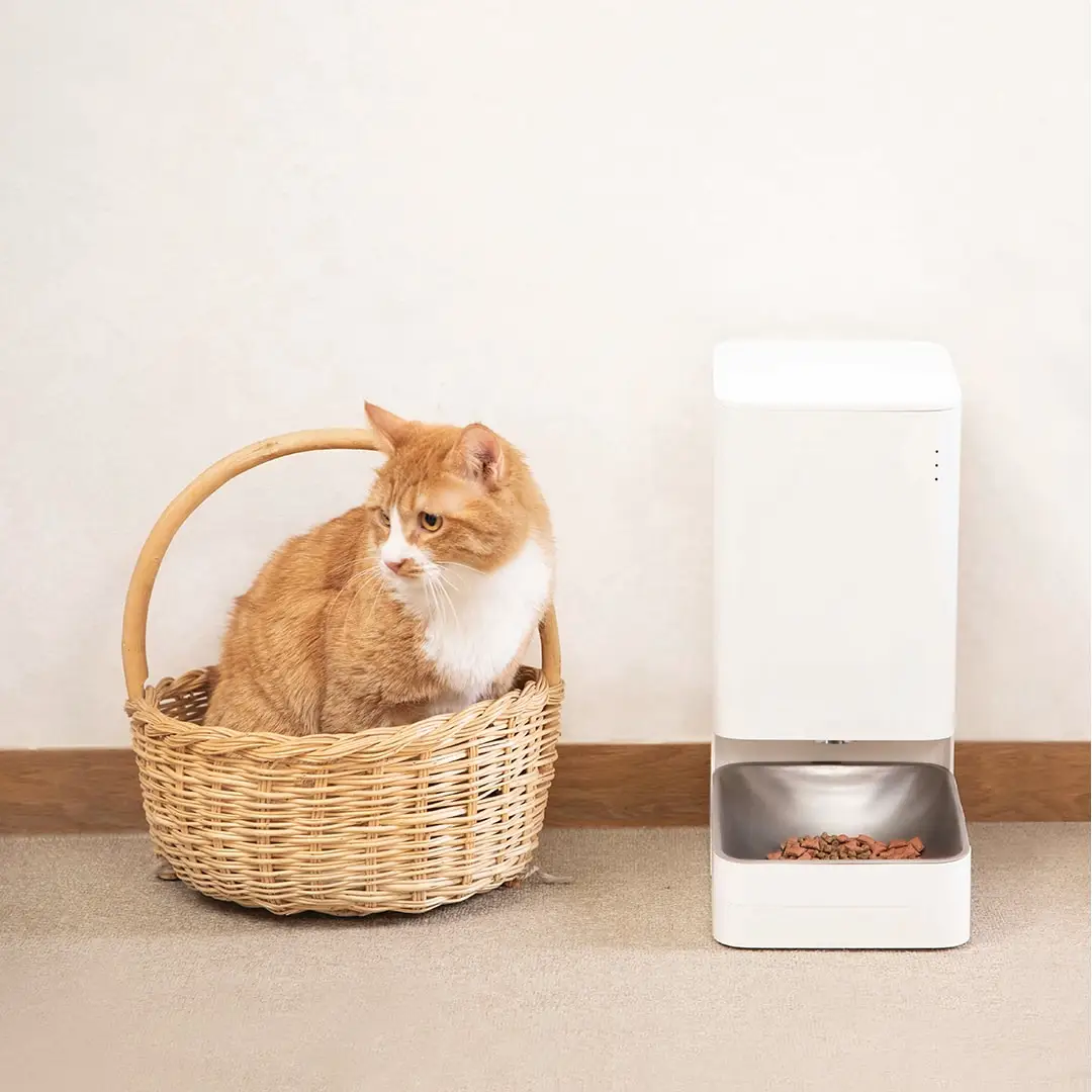 Xiaomi Mijia Smart Automatic Pet Food Dispenser Feeder Bowl APP Control Intelligent Linkage For Dogs Cats Food Feeding