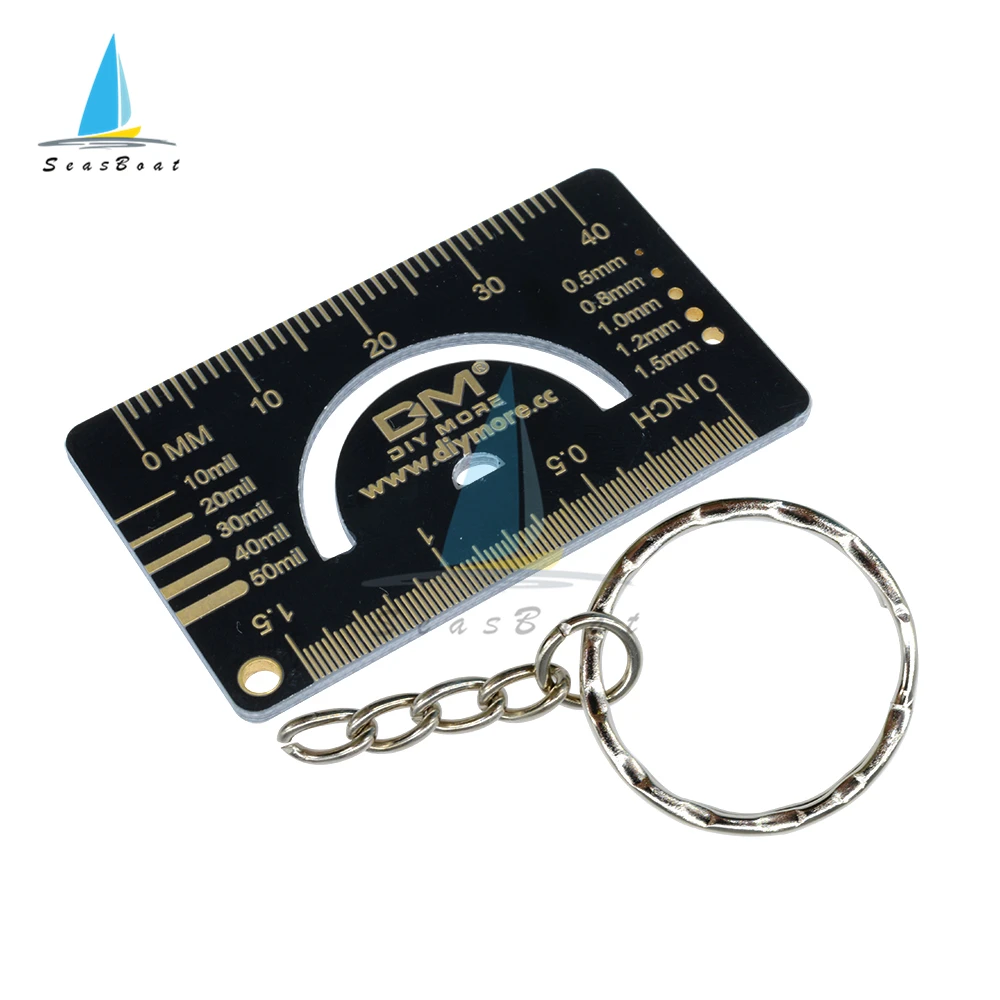 Multifunctional PCB Ruler 4cm 15cm 20cm 25cm Measuring Tool Resistor Capacitor Chip IC SMD Diode Transistor Electronic Tools