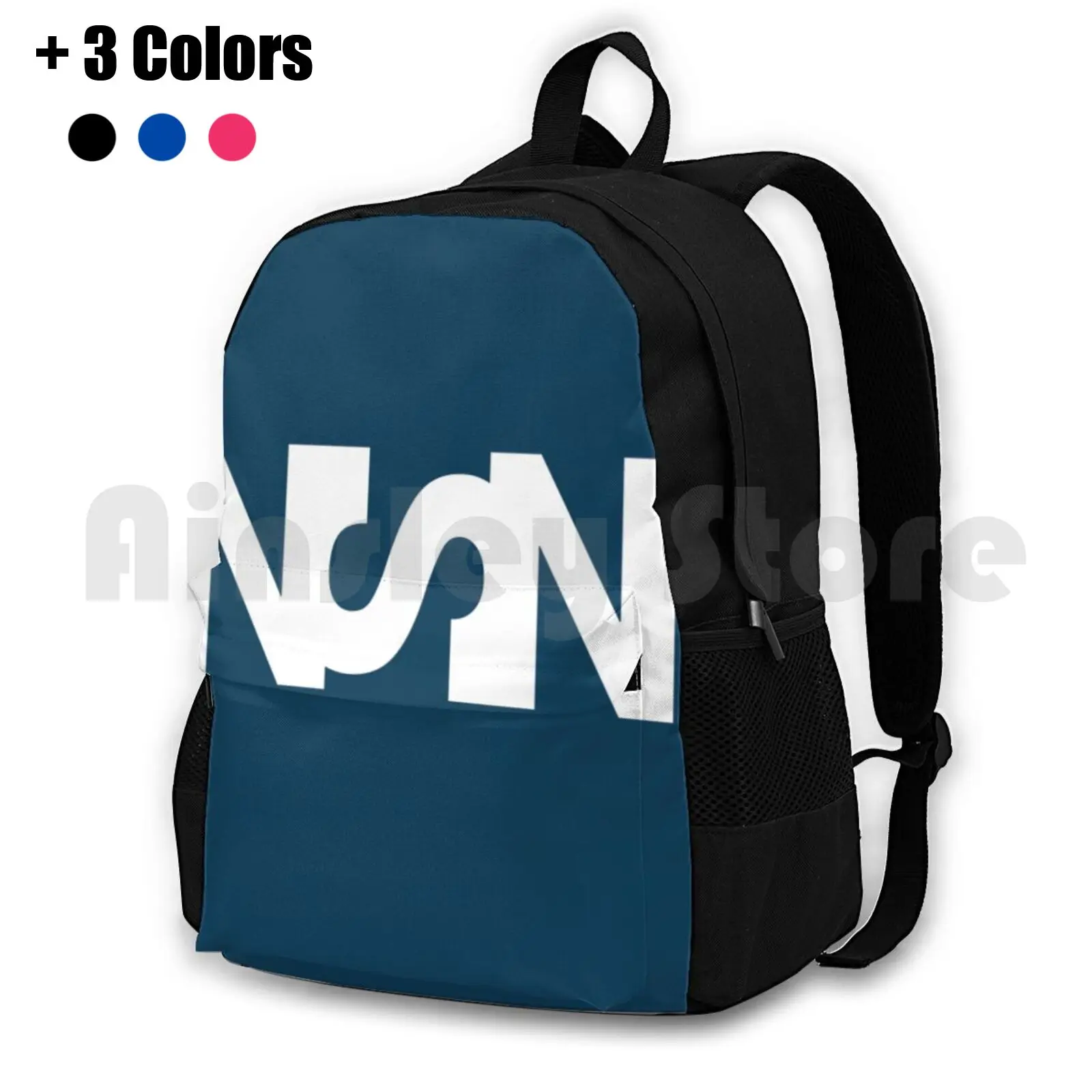 Non-Stop Merch Outdoor Hiking Backpack Waterproof Camping Travel Nsn Non Stop Gmod Gaming Garrys Mod Steam Darkrp Merz Non Fun