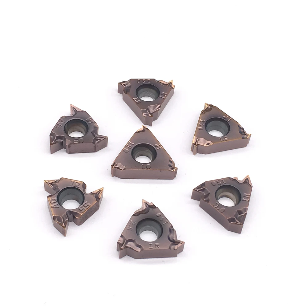 10PCS 16IR M AG60 AG55 1.0-3.0 Lathe Stainless Steel And Steel Parts Are Universal Toolholders Threading Inserts CNC