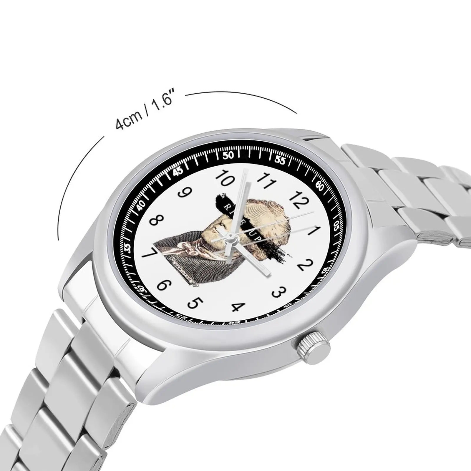 Hamilton Musical Quartz Watch Design Unusual Wrist Watch Stainless Wideband Home Lady Wristwatch