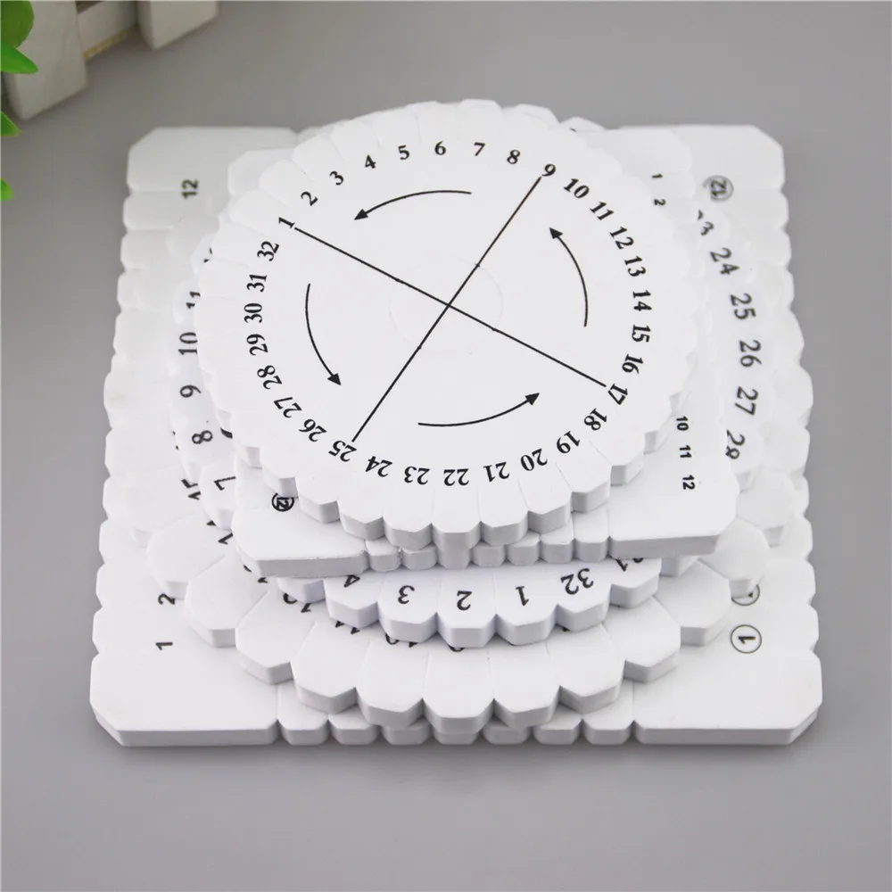 1pcs Round Square Plate Jade Macrame Kumihimo Disc Braided Cord String DIY Bracelet Handmade Schijf DiskMaterials Tools ds5-P