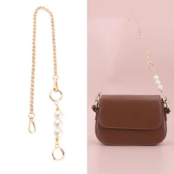 Perle Kette Verlängerung Kette Damen Handtasche Umhängetasche Metall Messenger Kette Zubehör Alle-spiel Abnehmbare Einstellbar