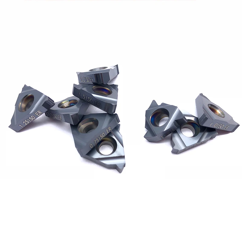 10pcs 16ER 16IR 0.5ISO 0.75ISO 1.0ISO 1.25ISO 1.50ISO 1.75ISO 2.0ISO 2.5ISO 3.0ISO 3.5ISO BMA 외부 나사 CNC 카바이드 인서트
