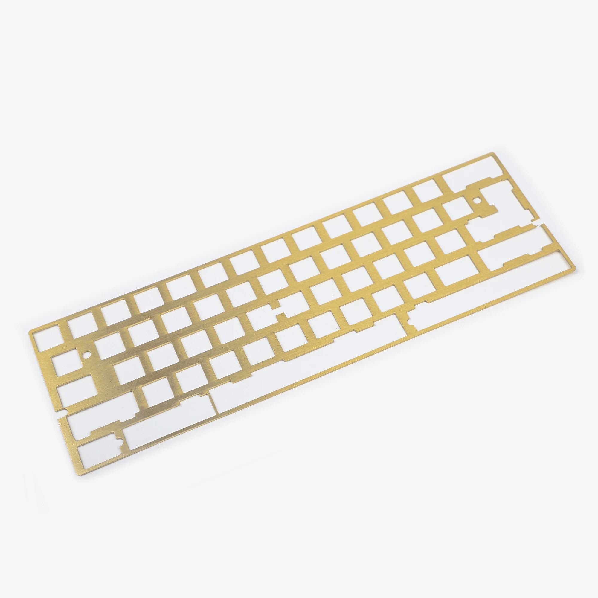 

60% 61 64 Minila Universal Aluminum Brass Steel Positioning Board Plate For DZ60 GH60 XD64 Bface YD64MQ DIY Mechanical Keyboard