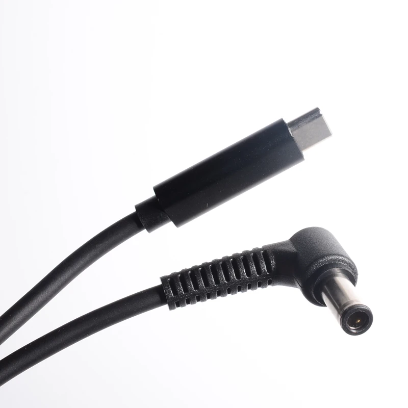 (6.0X0.6 มม.) USB Type C PDแล็ปท็อปสายชาร์จสายไฟDc Power Adapter DC 6.0*4.4 มม.ชายมุมขวาสำหรับSony