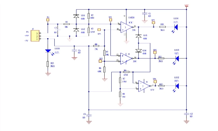 Testador de nível lógico, produto eletrônico, kit de exercícios diy