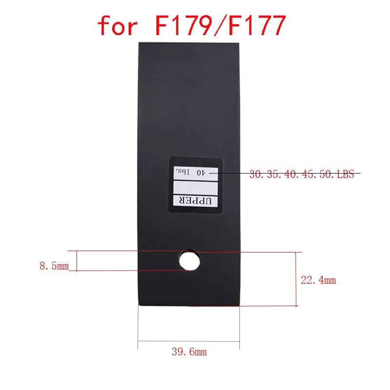 고품질 테이크 다운 리커브 활 림, 메이플 우드 백, 고강도 유리 섬유 림, F179/F177, 30-50 lbs