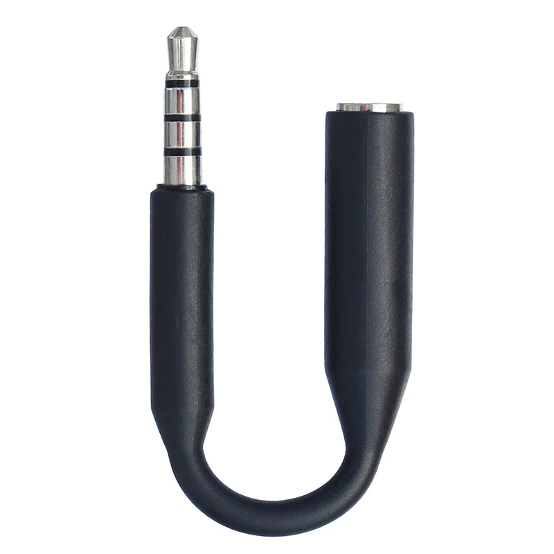 9 cm 3,5 mm 4-polige stereo man-vrouw M/F-stekker jack hoofdtelefoon audio-verlenging korte kabel