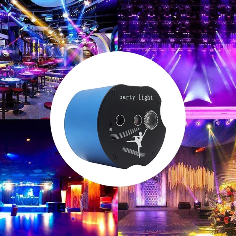 48 Patterns DJ Party Lights With Strobe Disco Lights LED Laser Stage Lights Sound Activated Flash Projector Lamp With Remote