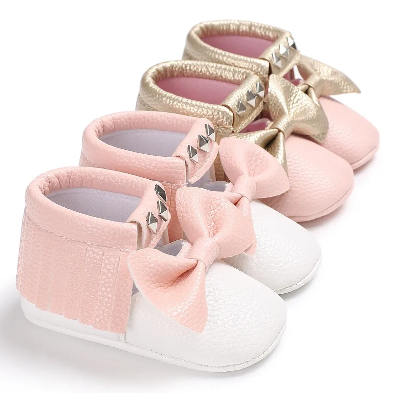 

Princess Infant Baby Shoes Moccasins Newborn Girls Shoes Newborn Babies Shoes Leather Prewalkers First Walker